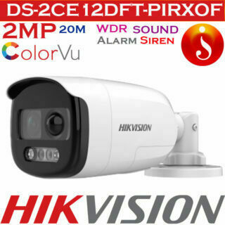 Hikvision alarm siren colorvu camera DS-2CE12DFT-PIRXOF