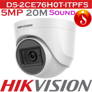 DS-2CE76H0T-ITPFS Hikvision 5mp audio camera