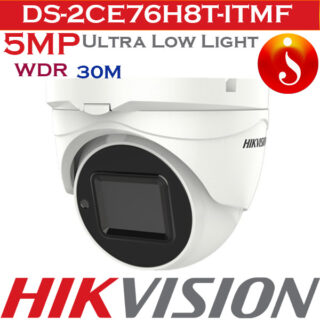 hikvision 5mp pir dome camera