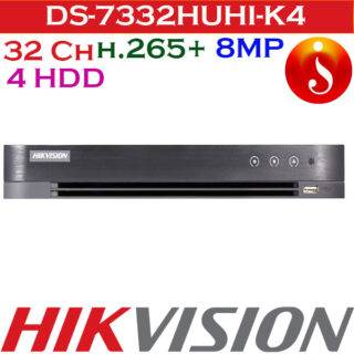 DS-7332HUHI-K4 32 channel 4K dvr