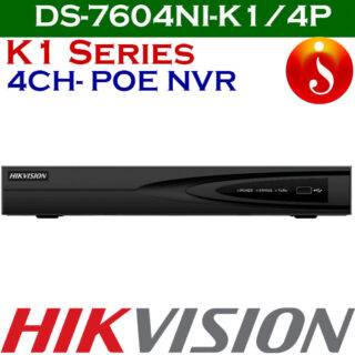 DS-7604NI-K1/4P Best value 4K POE 4 ch NVR