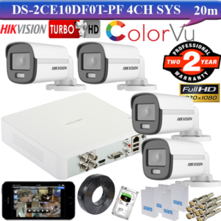 Best value DS-2CE10F0T-PF 4 Camera system