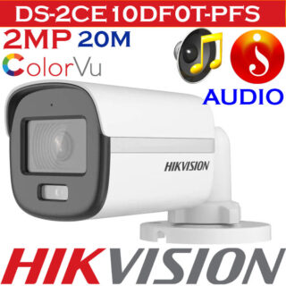 Hikvision 2MP Colorvu Audio Camera DS-2CE10DF0T-PFS