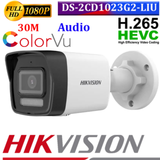Hikvision dual light 2MP ColorVu Audio IP camera DS-2CD1023G2-LIU