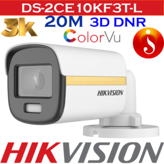 3K ColorVu Dual-light Bullet Camera DS-2CE10KF3T-L