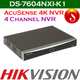 Hikvision Intelligent Analytics 4K 4 channel nvr DS-7604NXI-K1
