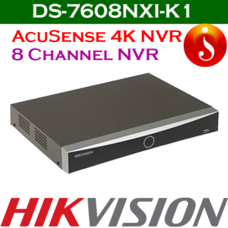 Hikvision Intelligent Analytics 4K 8 channel nvr DS-7608NXI-K1