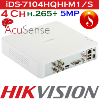 Hikvision human vehicle detection 4ch dvr iDS-7104HQHI-M/S