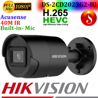 Hikvision 2 line 2mp audio face detection camera DS-2CD2023G2-IU