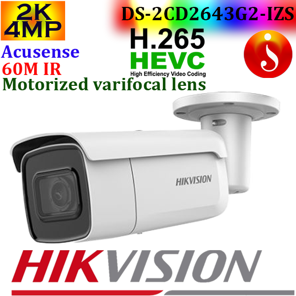 Hikvision 4mp Line cross face detection varifocal DS-2CD2643G2-IZS 1 Hikvision 4mp Line cross face detection varifocal DS-2CD2643G2-IZS