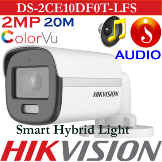 Hikvision 1080P Smart Hybrid Light ColorVu Camera DS-2CE10DF0T-LFS