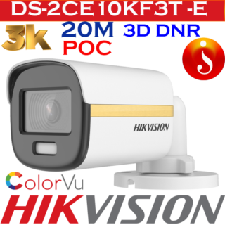 Hikvision 3K ColorVu 3D DNR POC Bullet Camera DS-2CE10KF3T-E