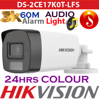 Hikvision 3K Smart Hybrid Light 40M Audio Camera DS-2CE17K0T-LFS