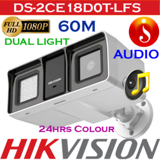 Hikvision 2MP Smart Hybrid Light Audio Camera DS-2CE18D0T-LFS