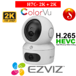Ezviz H7C Dual-Lens 2K 4mpPan Tilt Wi-Fi two way audio colorvu Camera