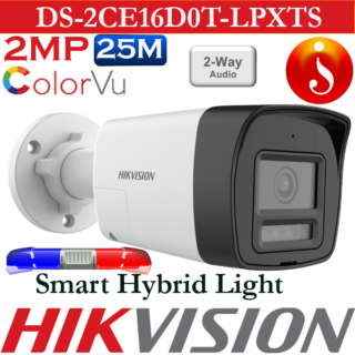 Hikvision 2MP Two Way Audio Siren Bullet Camera DS-2CE16D0T-LPXTS
