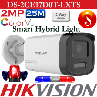 Hikvision defender Two Way Audio Siren Bullet Camera DS-2CE17D0T-LXTS