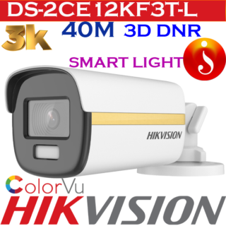 Hikvision 3K Gold 40meters 5MP colorvu camera DS-2CE12KF3T-L