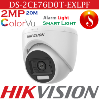 Hikvision 2mp smart dual light dome indoor camera ds-2ce76d0t-exlpf