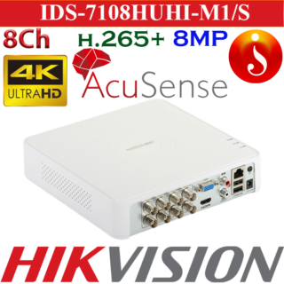 Hikvision face picture search 8MP 4K 8ch dvr iDS-7108HUHI-M1/S