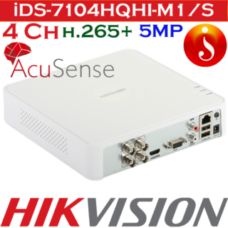 Hikvision Acusense 4MP 4ch DVR iDS-7104HQHI-M1/S