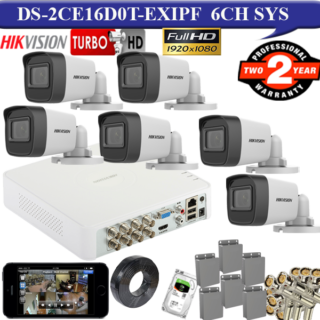 DS-2CE16DOT-EXIPF 6ch