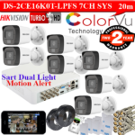 HIKVISION 3K smart dual light 7 camera kit with audio