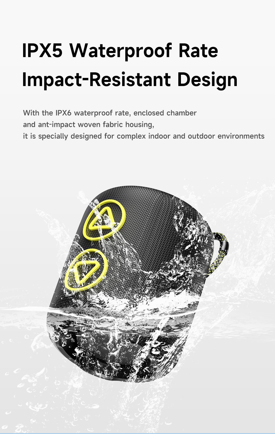 Awei KA13 Bluetooth Wieless HiFi Surround Heavy Bass Mini Portable Outdoor RGB TWS Speaker 10 1 07