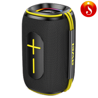 Awei KA9 Mini Bluetooth RGB Speaker Two Machines Wirelessly Connected Portable Audio Battery Indicator IPX5 Waterproof Wireless