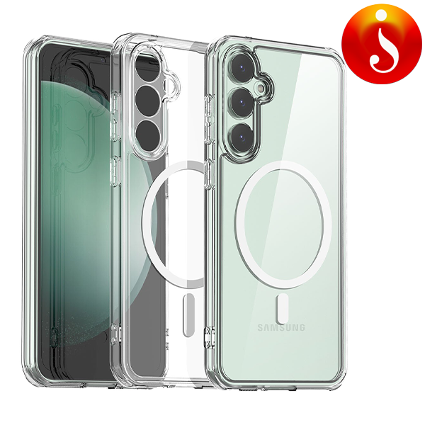Samsung S23 FE Transparent Magsafe phone cover TPU Magnetic Wireless Charging case 1 Samsung S23 FE Transparent Magsafe phone cover TPU Magnetic Wireless Charging case