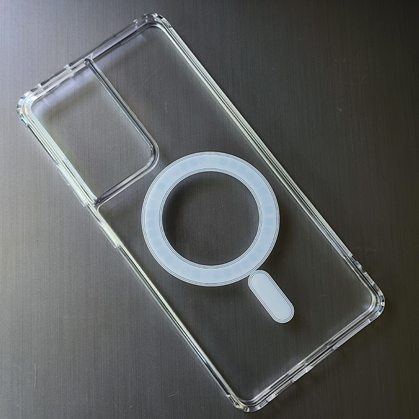 Transparent Magsafe Samsung S23 phone cover TPU Magnetic Wireless Charging case 3 Transparent Magsafe Samsung S23 phone cover TPU Magnetic Wireless Charging case - Image 3
