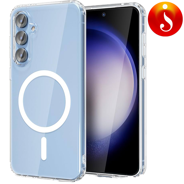 Transparent Magsafe Samsung S23 phone cover TPU Magnetic Wireless Charging case 1 Transparent Magsafe Samsung S23 phone cover TPU Magnetic Wireless Charging case