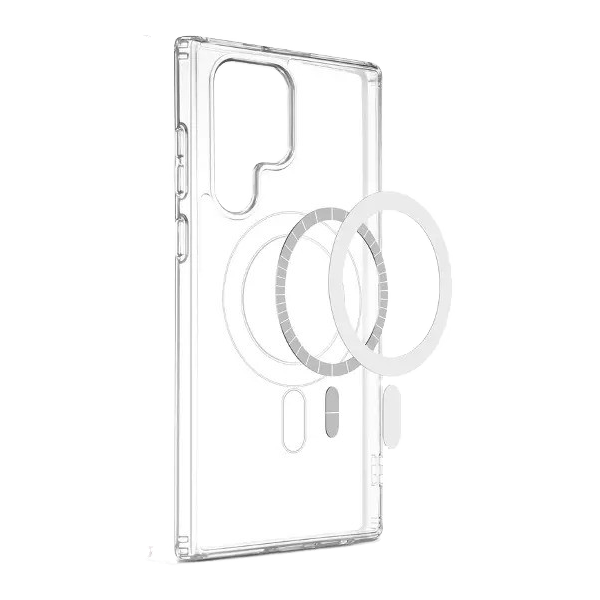 Samsung S24 ultra phone cover Magsafe Case Transparent Clear TPU Magnetic Wireless Charging 2 Samsung S24 ultra phone cover Magsafe Case Transparent Clear TPU Magnetic Wireless Charging - Image 2