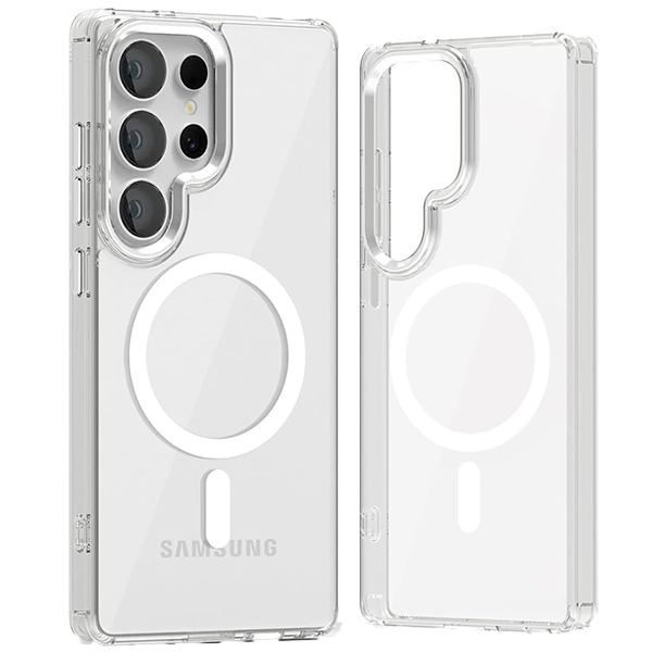 Samsung phone cover S22 Ultra Magsafe Wireless Charging Shockproof Transparent Back Case 4 Samsung phone cover S22 Ultra Magsafe Wireless Charging Shockproof Transparent Back Case - Image 4