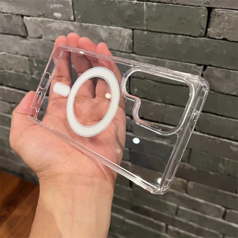 Samsung phone cover S22 Ultra Magsafe Wireless Charging Shockproof Transparent Back Case 7 SamsungmagsafecaseS24ultra 10 1