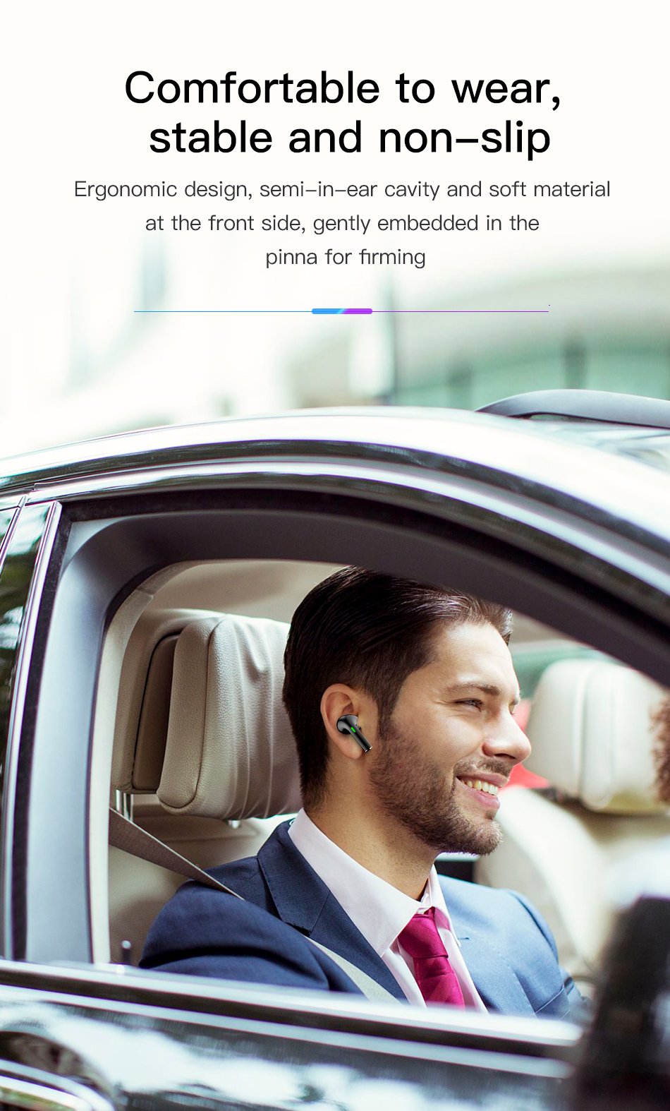 Awei T29P ANC Airpod Wireless earbud with LCD Bluetooth Sport Headset Gamer TWS Wireless HiFi Earphone With Mic 8 T29P详情页 英文版本 04