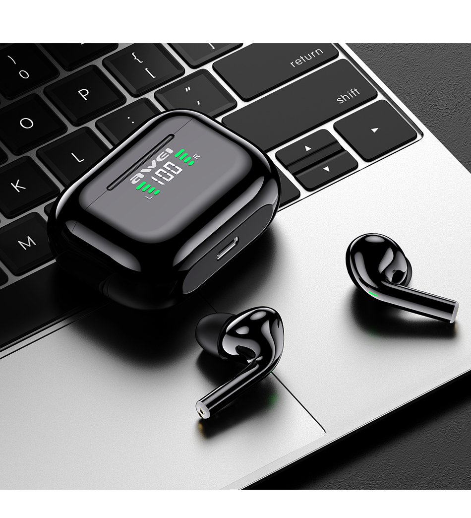 Awei T29P ANC Airpod Wireless earbud with LCD Bluetooth Sport Headset Gamer TWS Wireless HiFi Earphone With Mic 13 T29P详情页 英文版本 09