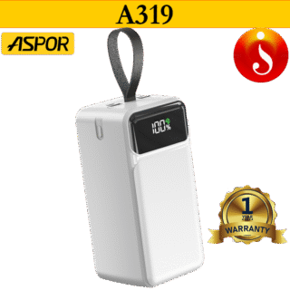Aspor A319 22.5w 50000mAh Fast Charging Mobile Power Bank Portable Charger