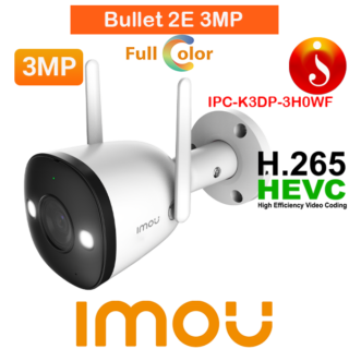 IMOU Bullet 2E 3MP Bullet Wi-Fi Camera Built-in Mic ONVIF Dual Antenna IPC-K3DP-3H0WF