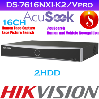 Hikvision 4K Face picture comparison 16 channel acuseek nvr DS-7616NXI-K2/Vpro