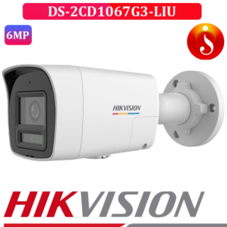 Hikvision 6 MP Bullet full colour night vision Camera DS-2CD1067G3-LIU