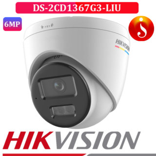 hikvision 6MP ColorVu 3.0 Turret IP Camera DS-2CD1367G3-LIU