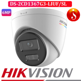 6 MP ColorVu 3.0 Turret IP Camera Hikvision DS-2CD1367G3-LIUF/SL