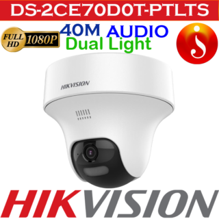 Two Way Audio Pan Tilt Hikvision Camera DS-2CE70D0T-PTLTS