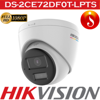 Hikvision 2MP Two Way Audio Colorvu Turret Camera DS-2CE72DF0T-LPTS