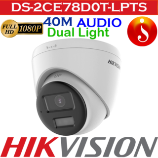 2MP Two Way Audio Turret Hikvision Camera DS-2CE78D0T-LPTS