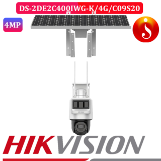 Bsest Solar powered Security PT Camera hikvision DS-2DE2C400IWG-K/4G/C09S20