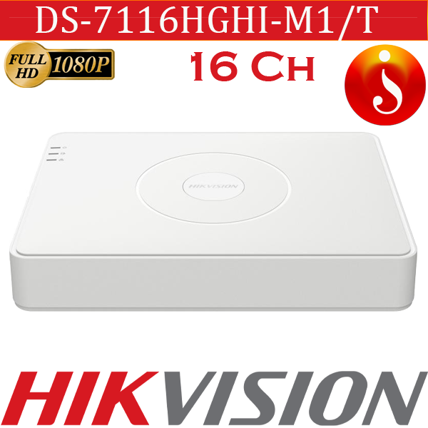 Hikvision Deep learning-based motion detection 2.0 16Ch DVR DS-7116HGHI-M1/T