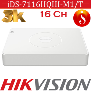 CCTV DVR 16 channel Deep learning Hikvision AcuSense DVR iDS-7116HQHI-M1/T
