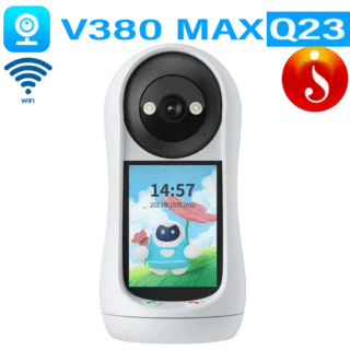 Video calling wifi camera with lcd screen V380 Max Q23